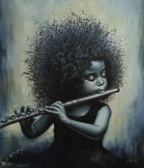 Africaine Oil Canvas Portrait