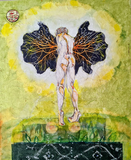 Carnaval 1 Mixed media Canvas Figure Painting