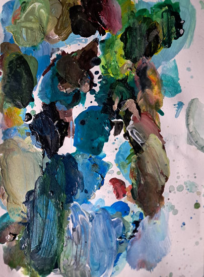 sin titulo Acrylic Paper Others