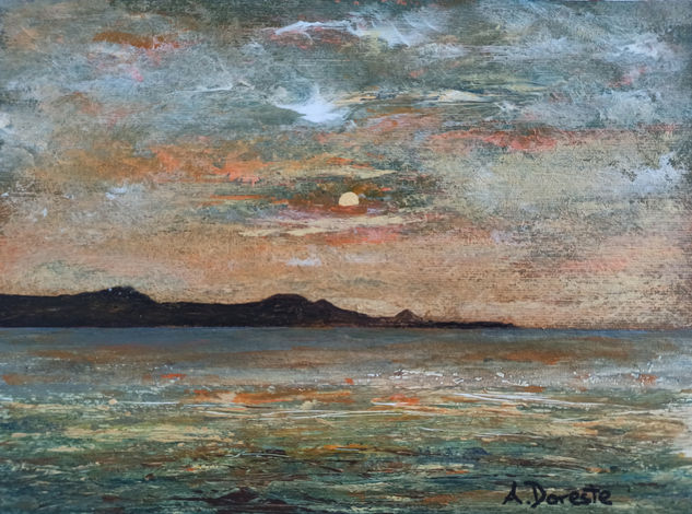 Susurro del ocaso Acrylic Paper Landscaping