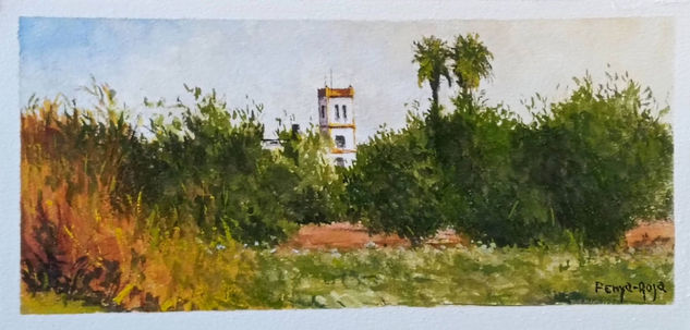 Mediterráneo Natural Watercolour Paper Landscaping