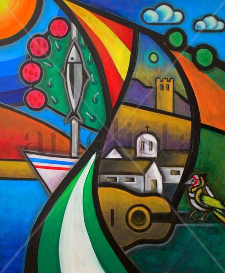 AXARQUIA ETERNA Acrylic Canvas Landscaping