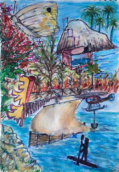 la perla Mixed media Card Others