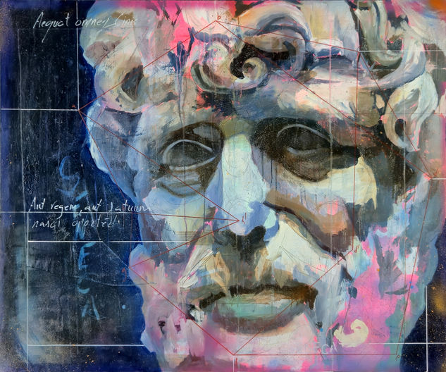 Aut Regem, Aut Fatuum Media Mixta Tabla Retrato