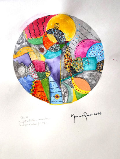 Universo fragmentado Técnica Mixta