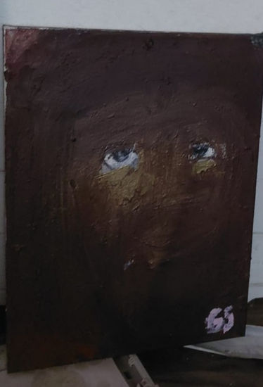 Iconografía ortodoxa rusa Mixed media Textile Figure Painting