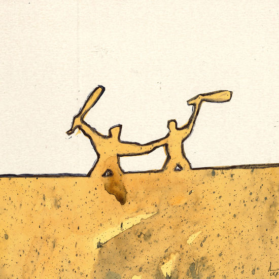 GARROTAZO 10 Mixed media Paper Figure Painting