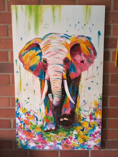 El Rey De La Casa Oil Canvas Animals