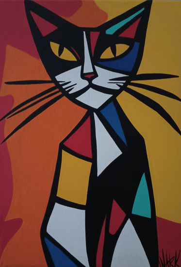 Onyx On Fire Acrílico Lienzo Animales