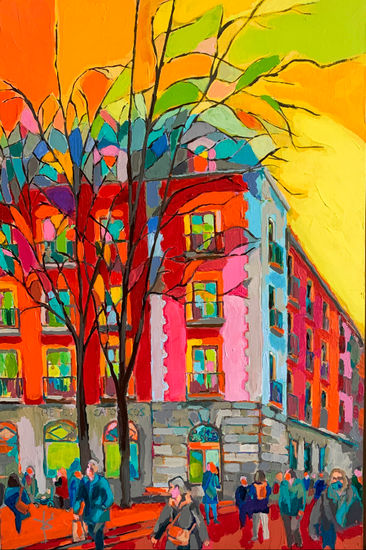 Calle Teresa Gil Acrylic Panel Landscaping