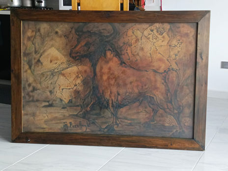 Toro rupestre peraffan