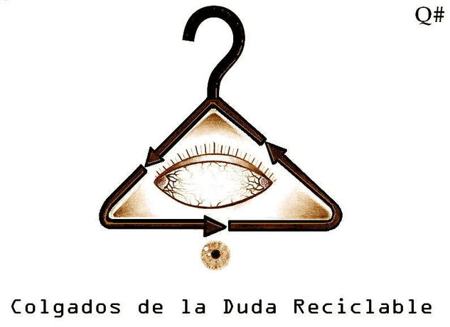 COLGADOS DE LA DUDA RECICLABLE Lápiz