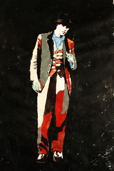 Holland Park Acrylic Paper Figure Painting