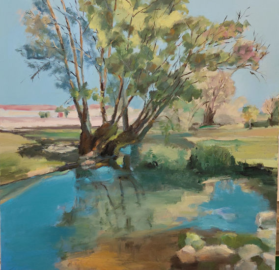 "ENTRE LUCES Y SOMBRAS" Oil Canvas Landscaping