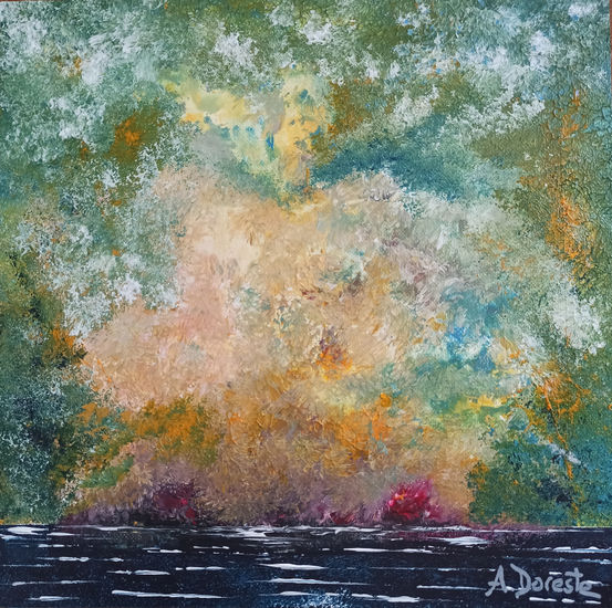 Horizonte en gestación Acrylic Panel Landscaping