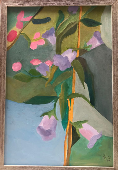 Flores 2 Óleo Lienzo Floral