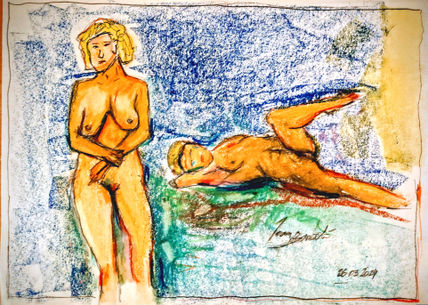 Desnuda en la...