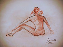 La mujer espectante.