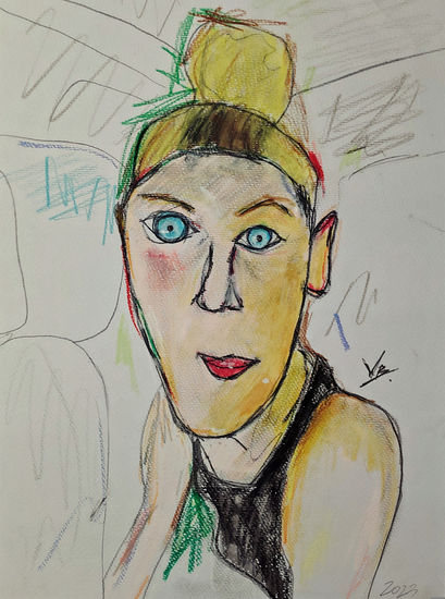 La mujer popular Técnica Mixta