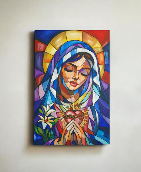 Corazón de Luz Acrylic Canvas Others