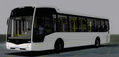 Bus Mercedes Benz realistic digital art