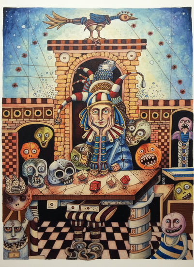 Melanholija Oil Canvas Figure Painting