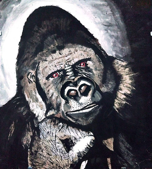 el gorila Otros Cartulina Retrato