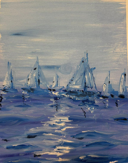 Regata Acuarela Papel Deportes