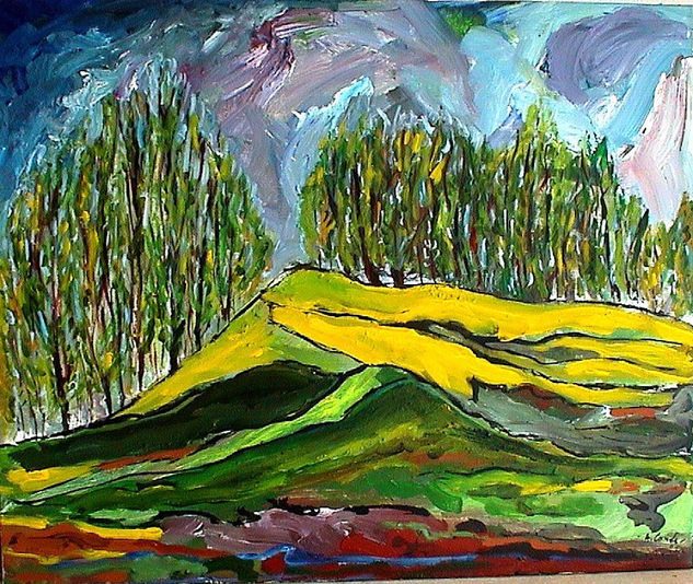 COMO UN BOSQUE Óleo Lienzo Paisaje