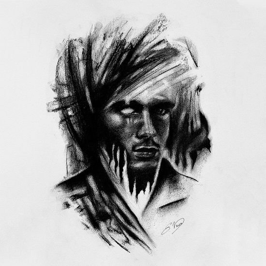 When night comes Charcoal