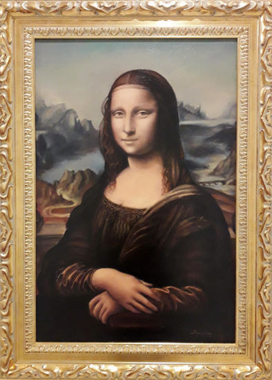 La Gioconda Oil Canvas Portrait