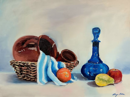 Bodegón con fruta