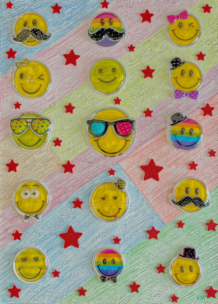 Smiley humors faces