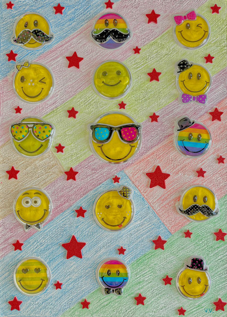 Smiley humors faces