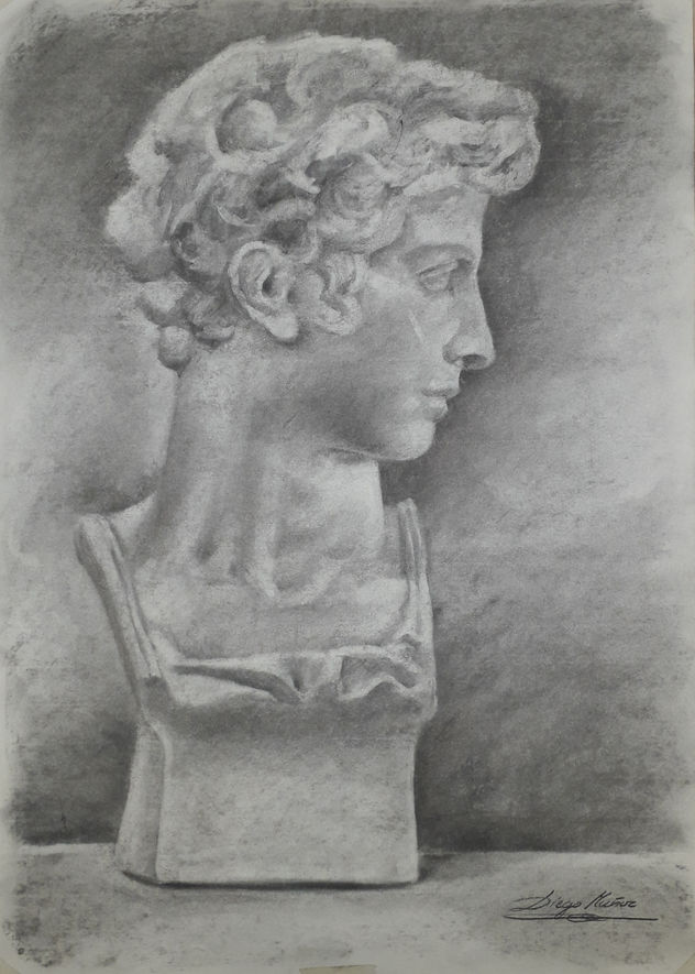 Busto de Juliano de Médici de perfil