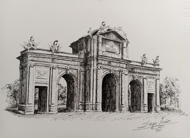 Puerta de Alcalá, Madrid Ink