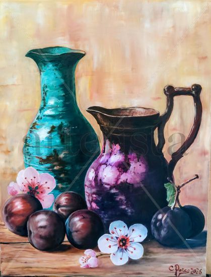 Otoño Óleo Lienzo Bodegones