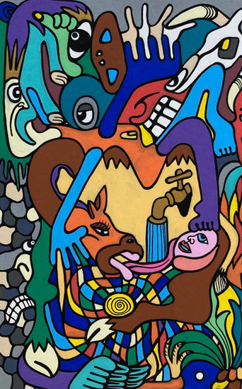 “Cruzando el desierto” Making Pen