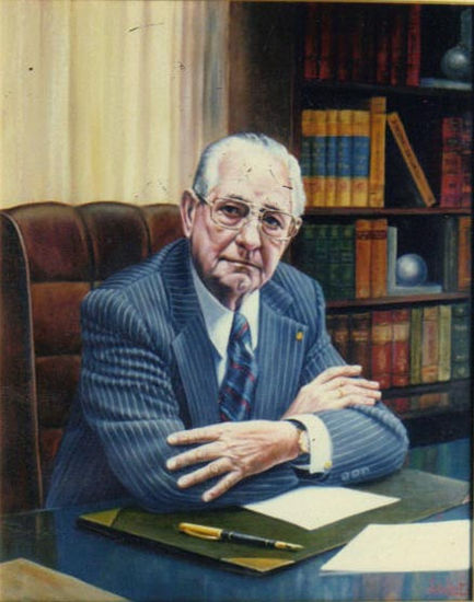 Sr. Rangel Óleo Tela Retrato