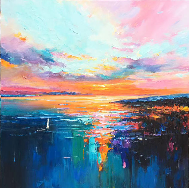 Sunraise on ocean 1525