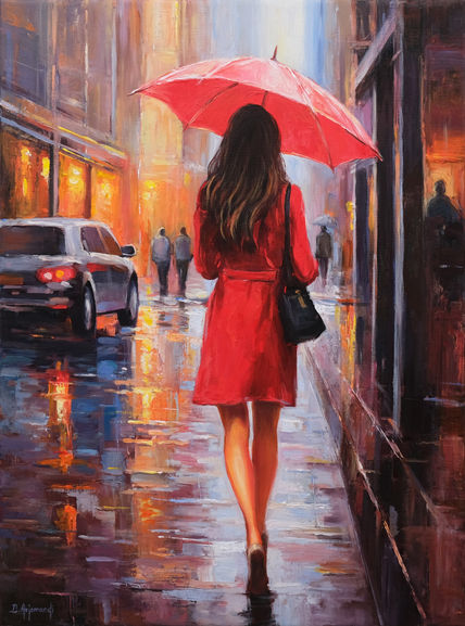 Rainy Cityscape