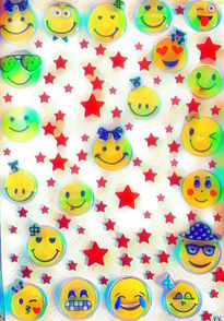 Smileys y estrellas