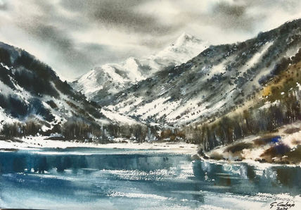 Lago nevado