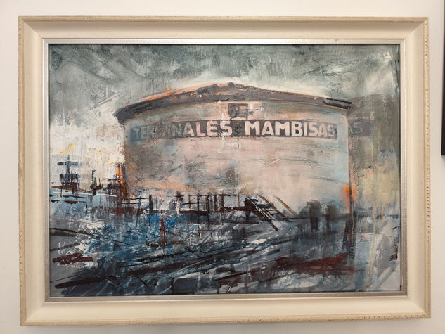 Terminales mambisas Mixed media Canvas Landscaping