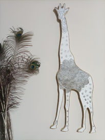 Jirafa escultórica...