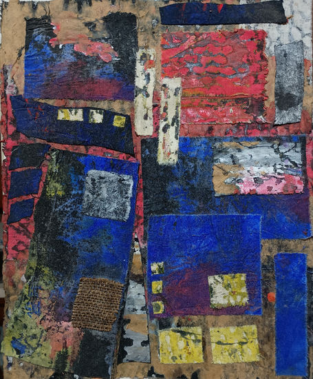 Encuentro Mixed media Canvas Landscaping