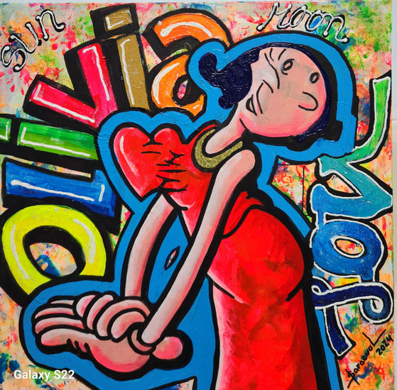 My sun and moon #I Acrylic Canvas Others