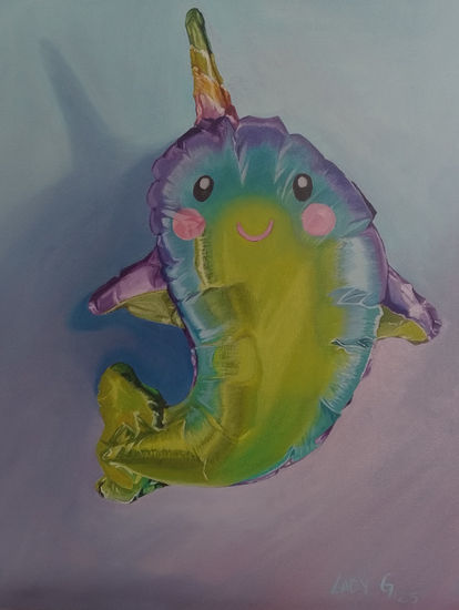 Narval Metalizado Oil Canvas Others