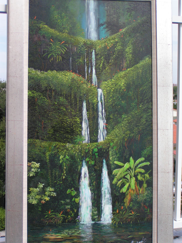 cascada en terrazas