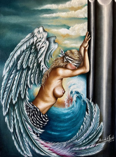 TU ÁNGEL Oil Canvas Nude Paintings